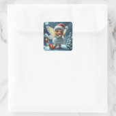 かわいい冬の妖精|過去記事 スクエアシール (バッグ)