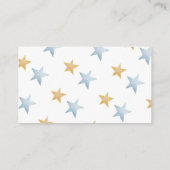 かわいい冬の小さな北極動物の本ベビー エンクロージャーカード (裏面)