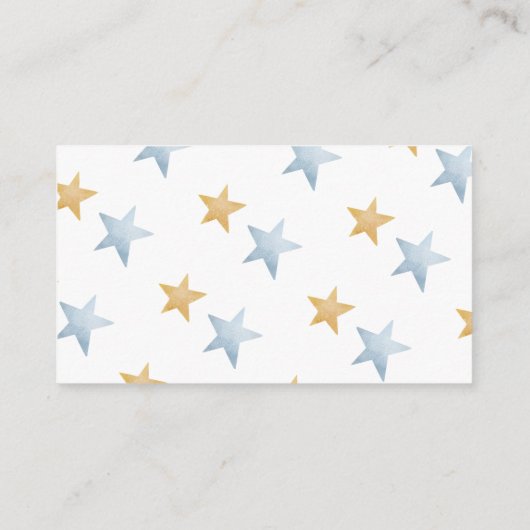 かわいい冬の小さな北極動物の本ベビー エンクロージャーカード (裏面)