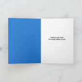 かわいい冬の小人のための季節の挨 シーズンカード (内部)