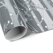 かわいい冬の森のクリスマス ラッピングペーパー (ロールコーナー)