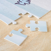 かわいい冬の雪だるまと風ジグソーパズル ジグソーパズル (側面)