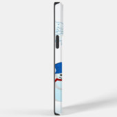 かわいい冬の雪だるまと風 Case-Mate iPhoneケース (裏面 / 右)