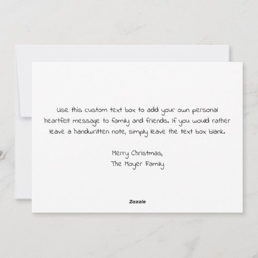 かわいい冬の雪だるまカップルとスカーフ シーズンカード (裏面)