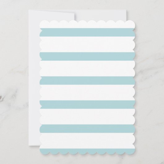 かわいい冬の雪片1歳の誕生日招待状 招待状 (裏面)