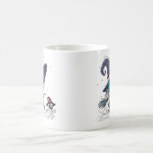 かわいい冬の魔女 コーヒーマグカップ (中央)