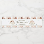 かわいい冬ペンギン誕生日パーティー ペットボトルラベル (シングルラベル)