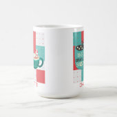 かわいい冬ホットチョコレートシーズンココア コーヒーマグカップ (中央)