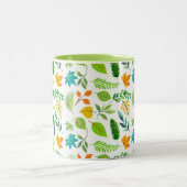 かわいい冬離れの | 秋秋プランターセラミック ツートーンマグカップ (中央)