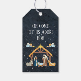 かわいい出生クリスマス ギフトタグ