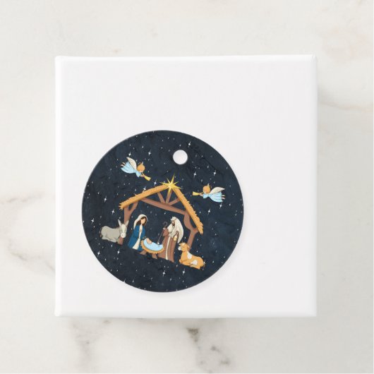 かわいい出生クリスマス フェイバータグ (インサイチュ)