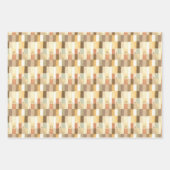 かわいい出生クリスマス ラッピングペーパーシート (正面3)