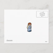 かわいい出生シーンクリスマスカード シーズンポストカード (裏面)