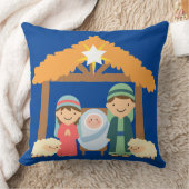 かわいい出生シーン クッション (ブランケット)