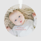 かわいい出生宗教的なクリスマスイラストレーション オーナメント (裏面)