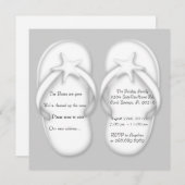 かわいい切り取られた家の暖まるパーティーの招待 招待状 (正面/裏面)