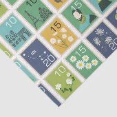 かわいい切手ティッシュペーパー 薄葉紙 (詳細)