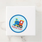 かわいい列車の誕生日メッセージカード フェイバータグ (インサイチュ)
