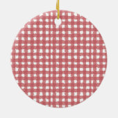 かわいい初めてのクリスマス婚約フローラ緑 セラミックオーナメント (裏面)