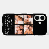 かわいい初めての母の日モダンフォトコラージュ Case-Mate iPhoneケース (裏面 (横))