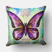 かわいい前向きと名前をカスタムする好き クッション (裏面)