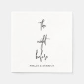 かわいい前日のナプキン スタンダードカクテルナプキン (正面)