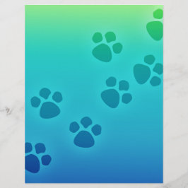 かわいい前足プリント動物のトラック