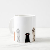 かわいい前足 コーヒーマグカップ (正面左)