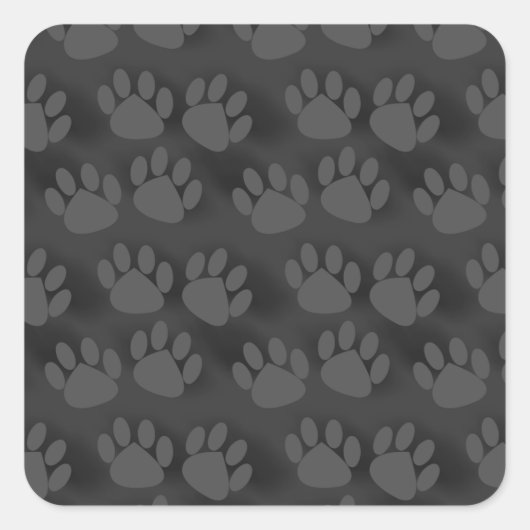 かわいい前髪の印刷パターン スクエアシール (正面)