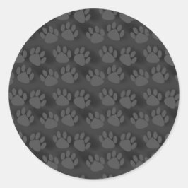 かわいい前髪の印刷パターン ラウンドシール