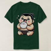 かわいい力士 Tシャツ (デザイン正面)