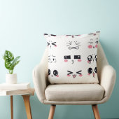 かわいい加面地 クッション (椅子)