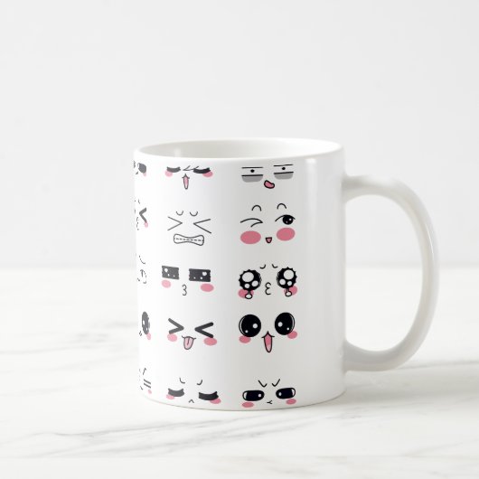 かわいい加面地 コーヒーマグカップ (右)