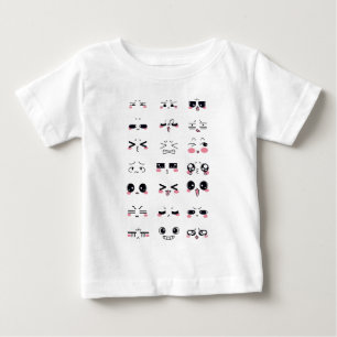 かわいい加面地 ベビーTシャツ