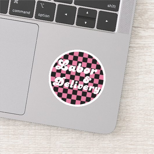 かわいい労働と配達ナースパックのステッカー シール (詳細)