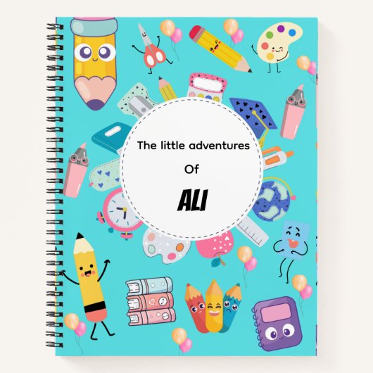 かわいい勉強ビーブズノートオブキッズ ノートブック (正面)