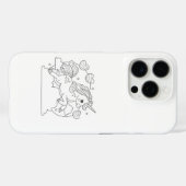 かわいい動物おもしろい漫画かわいいペット Case-Mate iPhoneケース (裏面 (横))