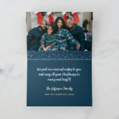 かわいい動物たちがいるクリスマス雪の村 案内状 (内部)