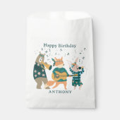 かわいい動物たちが曲がる フェイバーバッグ (正面)