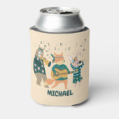 かわいい動物たちが曲がる 缶クーラー (缶裏面)