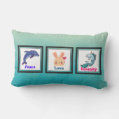 かわいい動物たちと平和への愛と狂気かわいい|過去記事 ランバークッション (裏面)