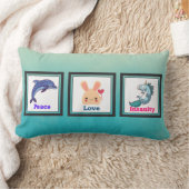 かわいい動物たちと平和への愛と狂気かわいい|過去記事 ランバークッション (ブランケット)