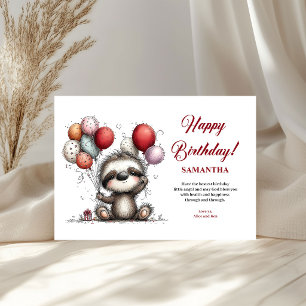 かわいい動物たちの遊び心いっぱいの誕生日パーティーの挨