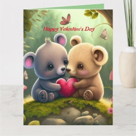 かわいい動物たちラブ♥ カード