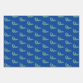 かわいい動物たち三デザイン子 ラッピングペーパーシート (正面2)