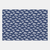 かわいい動物たち飛行機ラッピング紙 ラッピングペーパーシート (正面3)