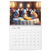 かわいい動物たち、小人たち、子供たちのために カレンダー (1月 2026)