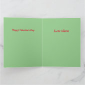 かわいい動物たち、恋に落ちる カード (内部)