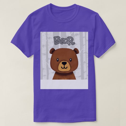 かわいい動物たち Tシャツ (デザイン正面)