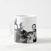 かわいい動物との人格 コーヒーマグカップ (正面左)